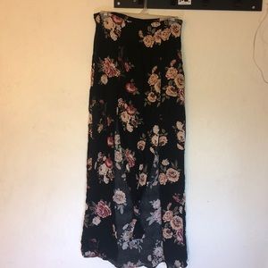 Floral Chiffon Maxi Skirt